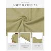 imageATHMILE Womens Tops Summer Basic T Shirts Business Casual Loose Fit Cap Sleeve Tee Cute Clothes Trendy Fashion Outfits Light Green