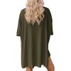 imageATHMILE Womens Two Piece Short Lounge Sets Spring Summer Casual Oversized Shirts Airport Travel Outfit Beach Vacation 2026Army Green