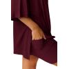 imageATHMILE Womens Two Piece Short Lounge Sets Spring Summer Casual Oversized Shirts Airport Travel Outfit Beach Vacation 2026Wine Red