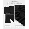imageATHMILE Womens V Neck 34 Sleeve T Shirts Spring Summer Tops Tunic Casual Tees Henley Beach Vacation Basic Fashion ClothesHalfblack