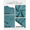 imageATHMILE Womens V Neck 34 Sleeve T Shirts Spring Summer Tops Tunic Casual Tees Henley Beach Vacation Basic Fashion ClothesLongteal Green