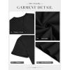 imageATHMILE Womens V Neck 34 Sleeve T Shirts Spring Summer Tops Tunic Casual Tees Henley Beach Vacation Basic Fashion ClothesShortblack