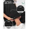 imageATHMILE Womens Wide Leg Sweatpants Double Waisted Baggy Sweat Pants with Pockets Fashion Casual Gym Fall Winter ClothesBlack