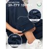 imageATHMILE Womens Wide Leg Sweatpants Double Waisted Baggy Sweat Pants with Pockets Fashion Casual Gym Fall Winter ClothesNavy Blue