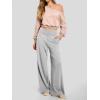 imageATHMILE Womens Wide Leg Sweatpantts High Waist Baggy Lounge Casual Pants Fall Winter Spring Clothes with PocketsGrey