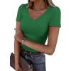 V-neck-green
