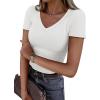 V-neck-white