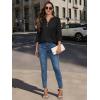 imageATHMILE Long Sleeve Shirts for Women 2026 Fall Outfits Henley Dressy Casual Tops Trendy Blouses Cute TShirts Fashion ClothesHalfblack
