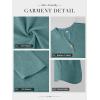 imageATHMILE Long Sleeve Shirts for Women 2026 Fall Outfits Henley Dressy Casual Tops Trendy Blouses Cute TShirts Fashion ClothesHalfblue Green