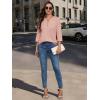 imageATHMILE Long Sleeve Shirts for Women 2026 Fall Outfits Henley Dressy Casual Tops Trendy Blouses Cute TShirts Fashion ClothesHalfcoral