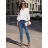 imageATHMILE Long Sleeve Shirts for Women 2026 Fall Outfits Henley Dressy Casual Tops Trendy Blouses Cute TShirts Fashion ClothesHalfwhite