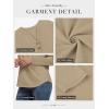 imageATHMILE Long Sleeve Shirts for Women 2026 Fall Outfits Henley Dressy Casual Tops Trendy Blouses Cute TShirts Fashion ClothesKhaki