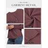 imageATHMILE Long Sleeve Shirts for Women 2026 Fall Outfits Henley Dressy Casual Tops Trendy Blouses Cute TShirts Fashion ClothesWine Red