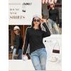 imageATHMILE Womens Long Sleeve Shirts Basic Tee Fall Trendy Spring Top Business Casual Beach Vacation Workout 2026 FashionBlack