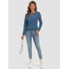 imageATHMILE Womens Long Sleeve Shirts Basic Tee Fall Trendy Spring Top Business Casual Beach Vacation Workout 2026 FashionBlue