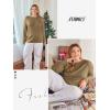 imageATHMILE Womens Long Sleeve Shirts Basic Tee Fall Trendy Spring Top Business Casual Beach Vacation Workout 2026 FashionCoffee