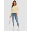 imageATHMILE Womens Long Sleeve Shirts Basic Tee Fall Trendy Spring Top Business Casual Beach Vacation Workout 2026 FashionCream