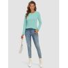 imageATHMILE Womens Long Sleeve Shirts Basic Tee Fall Trendy Spring Top Business Casual Beach Vacation Workout 2026 FashionLake Green