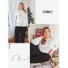 imageATHMILE Womens Long Sleeve Shirts Basic Tee Fall Trendy Spring Top Business Casual Beach Vacation Workout 2026 FashionWhite