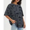 imageATHMILE Womens Oversized T Shirts Casual Tee Workout Tops Gym Clothes Summer Loose Fit Short Sleeve Graphics Basic Y2K 2026Tiedye Grey