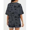 imageATHMILE Womens Oversized T Shirts Casual Tee Workout Tops Gym Clothes Summer Loose Fit Short Sleeve Graphics Basic Y2K 2026Tiedye Grey
