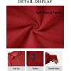 imageATHMILE Womens Sweatshirts Half Zip Cropped Pullover Fleece Quarter Zipper Hoodies 2026 Fall Fashion Outfits ClothesRed