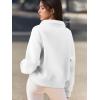 imageATHMILE Womens Sweatshirts Half Zip Cropped Pullover Fleece Quarter Zipper Hoodies 2026 Fall Fashion Outfits ClothesWhite