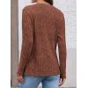 imageATHMILE Sweaters for Women Fashion Fall Outfits Long Sleeve Tops Pullover V Neck Casual Loose Sweatshirt