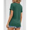 imageATHMILE Womens Boat Neck Tops Fashion Short Sleeve Scoop Neck Tees for Women Trendy Casual Shirts Summer Beach Outfits 2026Green