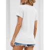 imageATHMILE Womens Boat Neck Tops Fashion Short Sleeve Scoop Neck Tees for Women Trendy Casual Shirts Summer Beach Outfits 2026White