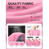 imageATHMILE Womens Oversized T Shirts Summer Tops Spring Casual Loose Fit Workout Short Sleeve 2026 Beach VacationPink