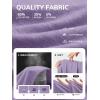 imageATHMILE Womens Oversized T Shirts Summer Tops Spring Casual Loose Fit Workout Short Sleeve 2026 Beach VacationPurple