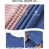 imageATHMILE Womens Summer Tops Square Neck Dressy Casual Blouses Ruffle Sleeve Cute Spring Beach Vacation CausalDark Blue