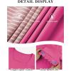 imageATHMILE Womens Summer Tops Square Neck Dressy Casual Blouses Ruffle Sleeve Cute Spring Beach Vacation CausalHot Pink