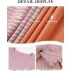 imageATHMILE Womens Summer Tops Square Neck Dressy Casual Blouses Ruffle Sleeve Cute Spring Beach Vacation CausalPinkstripe