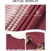 imageATHMILE Womens Summer Tops Square Neck Dressy Casual Blouses Ruffle Sleeve Cute Spring Beach Vacation CausalWine Polka Dot