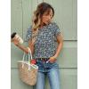 imageATHMILE Womens T Shirt Summer Tops Short Sleeve Fashion School Teachers Clothes 2026 Spring Beach Vacation TrendyBlueflower