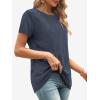 imageATHMILE Womens T Shirt Summer Tops Short Sleeve Fashion School Teachers Clothes 2026 Spring Beach Vacation TrendyNavy