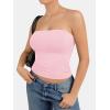 imageATHMILE Women Sexy Tube Top Summer Y2K Going Out Double Lined Basic Tank TopPink