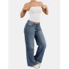 imageATHMILE Women Sexy Tube Top Summer Y2K Going Out Double Lined Basic Tank TopWhite