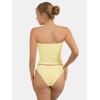 imageATHMILE Women Sexy Tube Top Summer Y2K Going Out Double Lined Basic Tank TopYellow