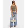 imageATHMILE Womens Off The Shoulder Tops Summer Sleeveless Shirts Going Out Crop Tank Top Y2K T Corset Tube Fashion Outfits 2026Light Brown