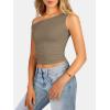 imageATHMILE Womens Off The Shoulder Tops Summer Sleeveless Shirts Going Out Crop Tank Top Y2K T Corset Tube Fashion Outfits 2026Light Brown