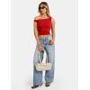 imageATHMILE Womens Off The Shoulder Tops Summer Sleeveless Shirts Going Out Crop Tank Top Y2K T Corset Tube Fashion Outfits 2026Red