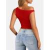 imageATHMILE Womens Off The Shoulder Tops Summer Sleeveless Shirts Going Out Crop Tank Top Y2K T Corset Tube Fashion Outfits 2026Red