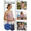 imageATHMILE Womens Tank Tops Sleeveless Summer Top Spaghetti Strap Spring Shirt Loose Fit Beach Vacation 2026 CasualDark Pink