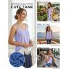 imageATHMILE Womens Tank Tops Sleeveless Summer Top Spaghetti Strap Spring Shirt Loose Fit Beach Vacation 2026 CasualPurple