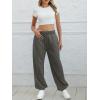 imageATHMILE Sweatpants Women Baggy Lounge Pants Workout Gym Active High Waisted Comfy Joggers for Women Fall Clothes 2026Dark Grey