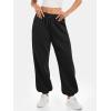 imageATHMILE Sweatpants Women Baggy Lounge Pants Workout Gym Active High Waisted Comfy Joggers for Women Fall Clothes 2026Fleeceblack