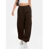 imageATHMILE Sweatpants Women Baggy Lounge Pants Workout Gym Active High Waisted Comfy Joggers for Women Fall Clothes 2026Fleecebrown